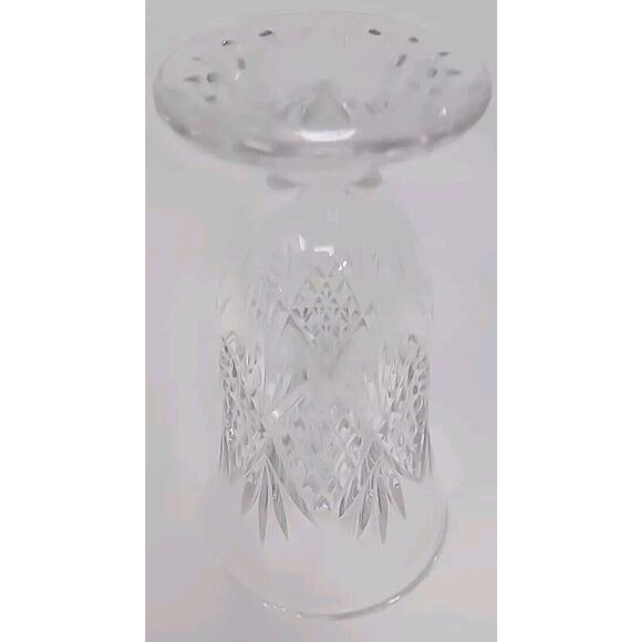 Waterford Crystal Small Footed Vase 7" Tall U265 - Picture 5 of 7